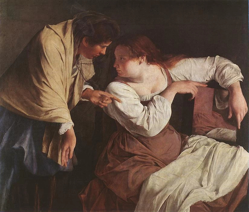 Due donne con uno specchio - Alte Pinakothek, Munich
